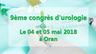 9ème congrès durologie - 04 et 05 mai 2018 à Oran